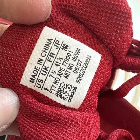 Adidas Vuelo CC Volleyball Shoes Red 779001 Low Top Lace Up 9M - Picture 11 of 12